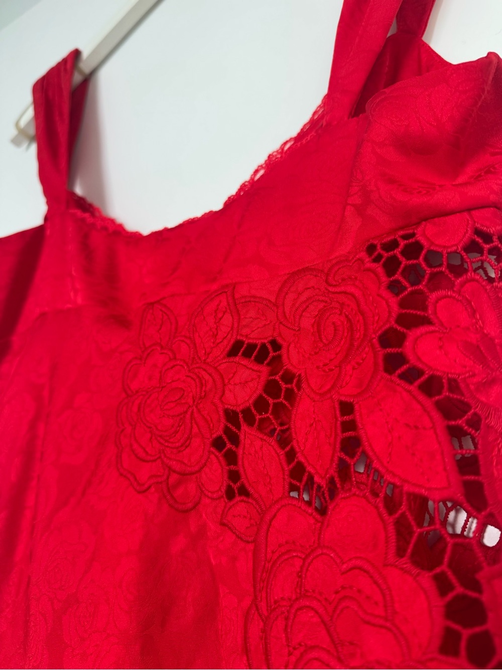 For Love & Lemons Red Claudia Mini Dress - Picture 7 of 14